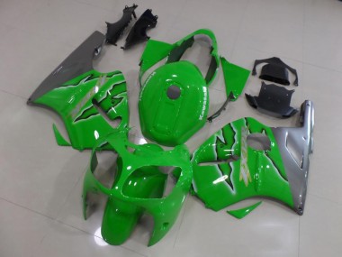 00-01 Grüne Flamme ZX12R Motorrad Verkleidung