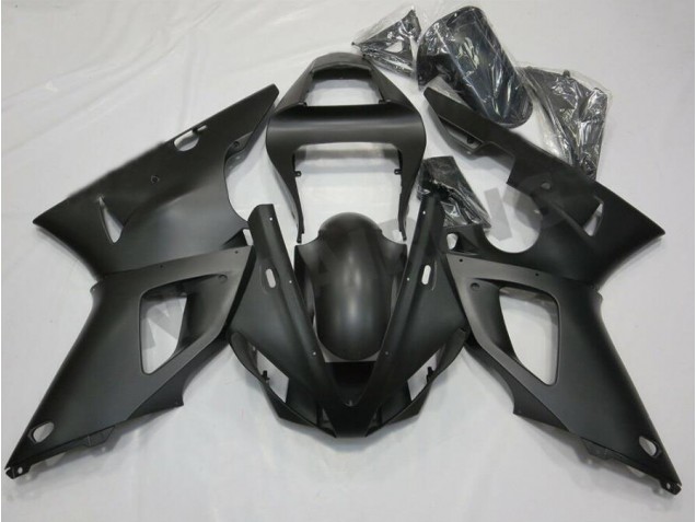 00-01 Matt Schwarz YZF R1 Motorrad Verkleidung