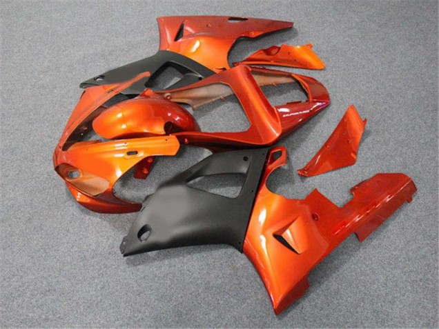 00-01 Orange Schwarz YZF R1 Motorrad Verkleidung