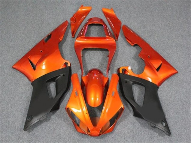 00-01 Orange Schwarz YZF R1 Motorrad Verkleidung