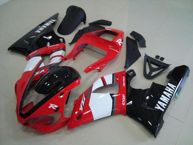 00-01 Rot Schwarz Weiß YZF R1 Motorrad Verkleidung 00-01 Rot Schwarz Weiß YZF R1 Motorrad Verkleidung