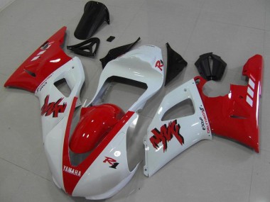 00-01 Rot Weiß Rennen YZF R1 Motorrad Verkleidung