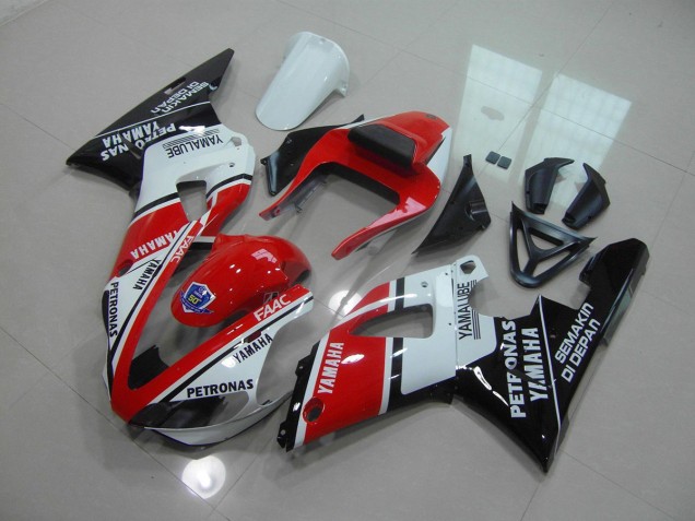 00-01 Rot glänzend Schwarz YZF R1 Motorrad Verkleidung 00-01 Rot glänzend Schwarz YZF R1 Motorrad Verkleidung