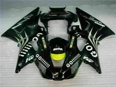 00-01 Schwarz YZF R1 Motorrad Verkleidungen