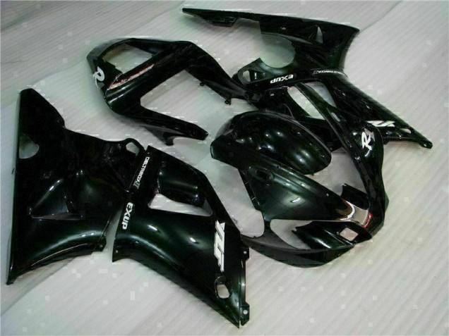00-01 Schwarz YZF R1 Motorrad Vollverkleidung