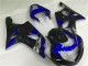 00-02 Blau Schwarz GSXR 1000 Motorrad Verkleidung