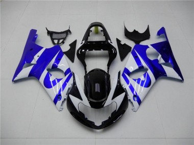 00-02 Blau Weiß GSXR 1000 Motorrad Verkleidung