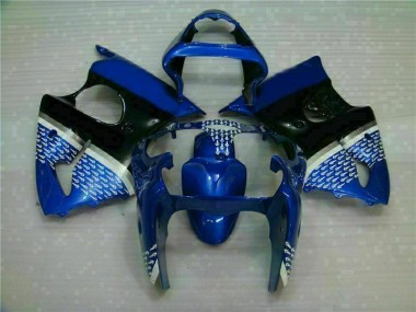 00-02 Blau ZX6R Motorrad Vollverkleidung