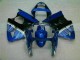 00-02 Blau ZX6R Motorrad Vollverkleidung