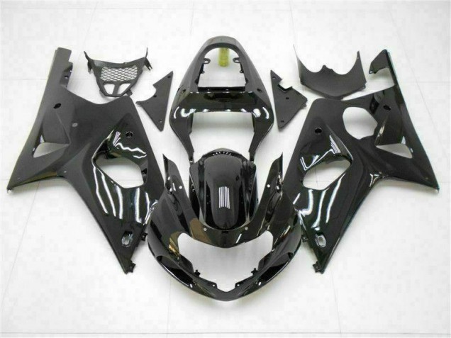 00-02 Glänzend Schwarz GSXR 1000 Motorrad Verkleidung