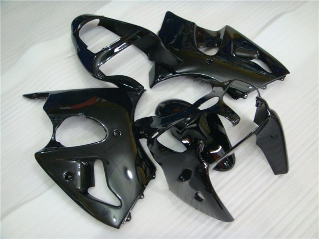 00-02 Glänzend Schwarz ZX6R Motorrad Verkleidung