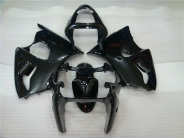00-02 Glänzend Schwarz ZX6R Motorrad Verkleidung