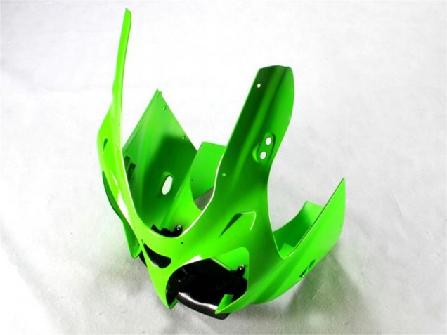 00-02 Grün Schwarz Weiß ZX6R Motorrad Verkleidungen 00-02 Grün Schwarz Weiß ZX6R Motorrad Verkleidungen
