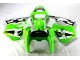 00-02 Grün Schwarz Weiß ZX6R Motorrad Verkleidungen 00-02 Grün Schwarz Weiß ZX6R Motorrad Verkleidungen