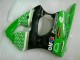 00-02 Grün Schwarz ZX6R Motorrad Verkleidungen