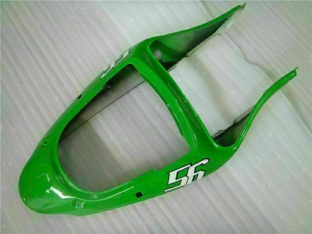 00-02 Grün Schwarz ZX6R Motorrad Verkleidungen