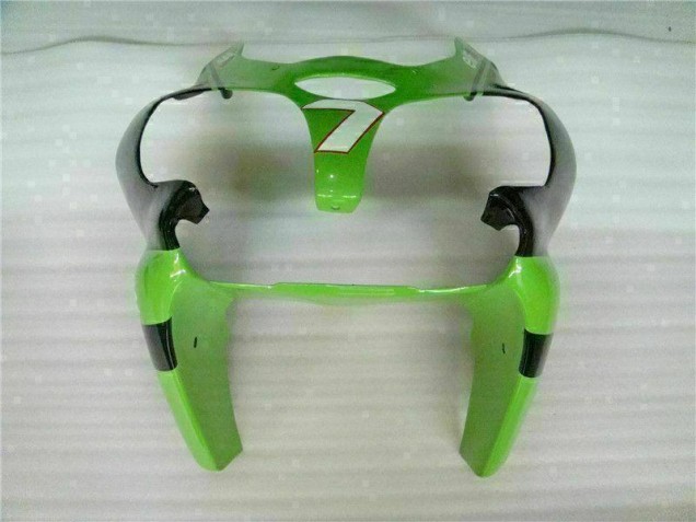 00-02 Grün Schwarz ZX6R Motorrad Vollverkleidung