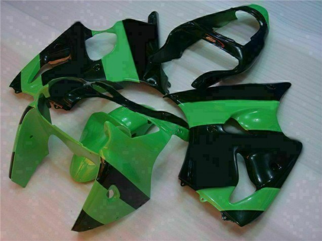 00-02 Grün Schwarz ZX6R Motorrad Vollverkleidung & Plastik 00-02 Grün Schwarz ZX6R Motorrad Vollverkleidung & Plastik