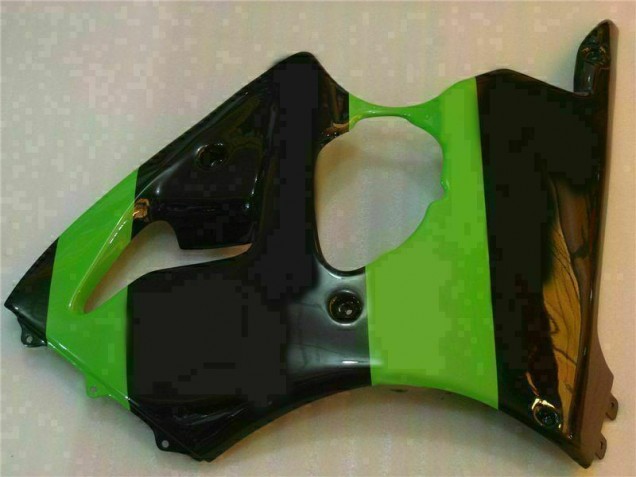 00-02 Grün Schwarz ZX6R Motorrad Vollverkleidung & Plastik 00-02 Grün Schwarz ZX6R Motorrad Vollverkleidung & Plastik