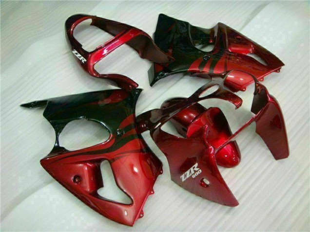 00-02 Rot Schwarz ZX6R Motorrad Verkleidung