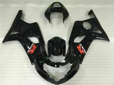 00-02 Schwarz GSXR 1000 Motorrad Verkleidung