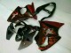 00-02 Schwarz rote Flamme ZX6R Motorrad Verkleidung