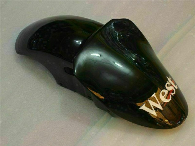 00-02 Schwarzer West Ninja ZX6R Motorrad Verkleidung
