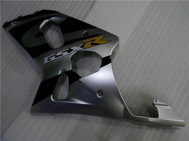 00-02 Silber Schwarz GSXR 1000 Motorrad Verkleidung 00-02 Silber Schwarz GSXR 1000 Motorrad Verkleidung