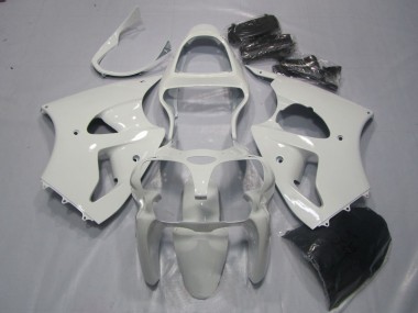 00-02 Weiß ZX6R Motorrad Verkleidungen