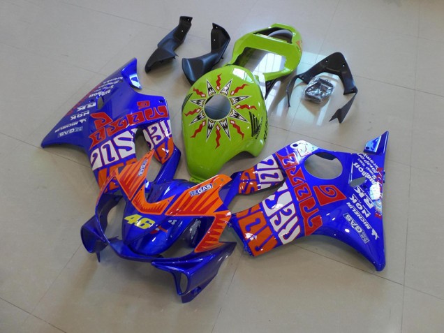 01-03 Blau Rossi CBR600 F4i Motorrad Verkleidung 01-03 Blau Rossi CBR600 F4i Motorrad Verkleidung
