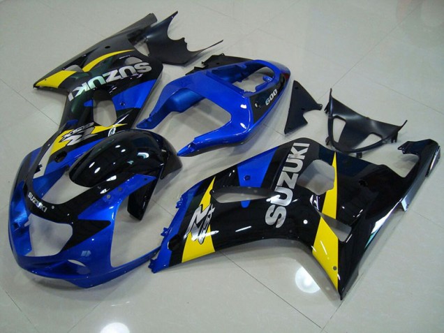 01-03 Blau Schwarz GSXR 750 Motorrad Verkleidung 01-03 Blau Schwarz GSXR 750 Motorrad Verkleidung