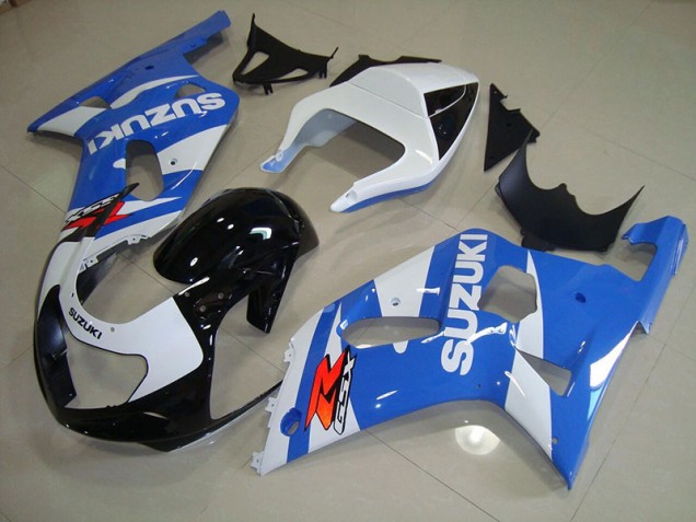 01-03 Blau Weiß GSXR 750 Motorrad Vollverkleidung