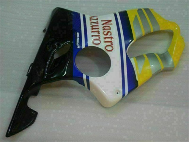 01-03 Gelb Silber Nastro Azzurro CBR600 F4i Motorrad Verkleidung