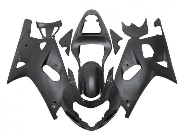 01-03 Matt Schwarz GSXR 600/750 Motorrad Verkleidung 01-03 Matt Schwarz GSXR 600/750 Motorrad Verkleidung