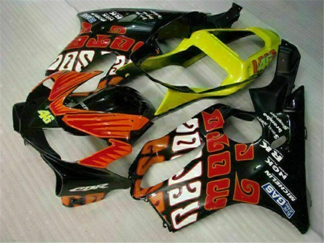 01-03 Orange Schwarz CBR600 F4i Motorrad Verkleidung