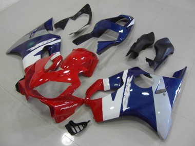 01-03 Rot Blau Silber CBR600 F4i Motorrad Verkleidung