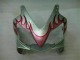 01-03 Rot Flamme Silber CBR600 F4i Motorrad Verkleidung 01-03 Rot Flamme Silber CBR600 F4i Motorrad Verkleidung