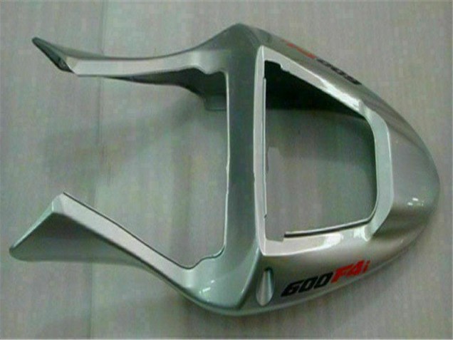 01-03 Rot Flamme Silber CBR600 F4i Motorrad Verkleidung 01-03 Rot Flamme Silber CBR600 F4i Motorrad Verkleidung