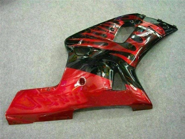 01-03 Rot Schwarz GSXR 600/750 Motorrad Verkleidung 01-03 Rot Schwarz GSXR 600/750 Motorrad Verkleidung
