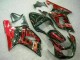 01-03 Rot Schwarz GSXR 600/750 Motorrad Verkleidung 01-03 Rot Schwarz GSXR 600/750 Motorrad Verkleidung