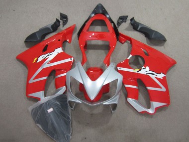 01-03 Rot Silber CBR600 F4i Motorrad Verkleidung & Plastik