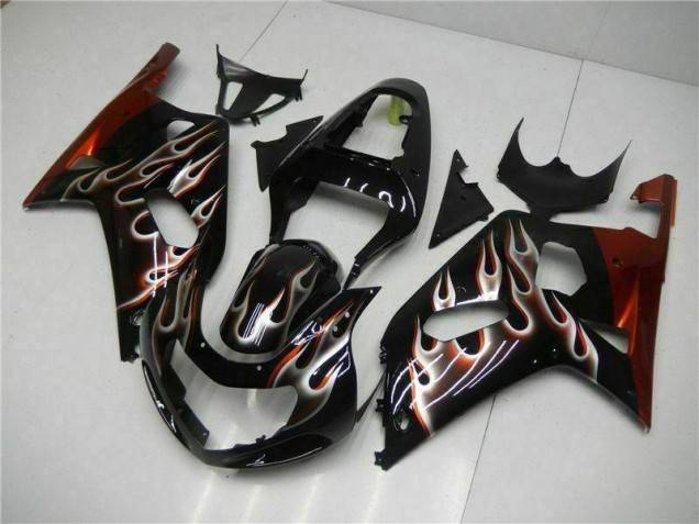 01-03 Schwarz GSXR 600/750 Motorrad Verkleidungen 01-03 Schwarz GSXR 600/750 Motorrad Verkleidungen