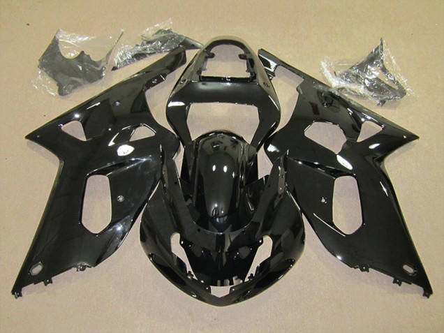 01-03 Schwarz GSXR 600 Motorrad Verkleidung 01-03 Schwarz GSXR 600 Motorrad Verkleidung