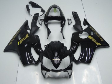 01-03 Schwarz Gold CBR600 F4i Motorrad Verkleidung