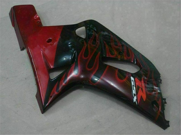 01-03 Schwarz Rot GSXR 600/750 Motorrad Verkleidung