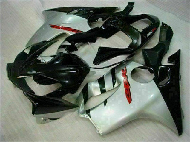 01-03 Schwarz Silber CBR600 F4i Motorrad Verkleidungen