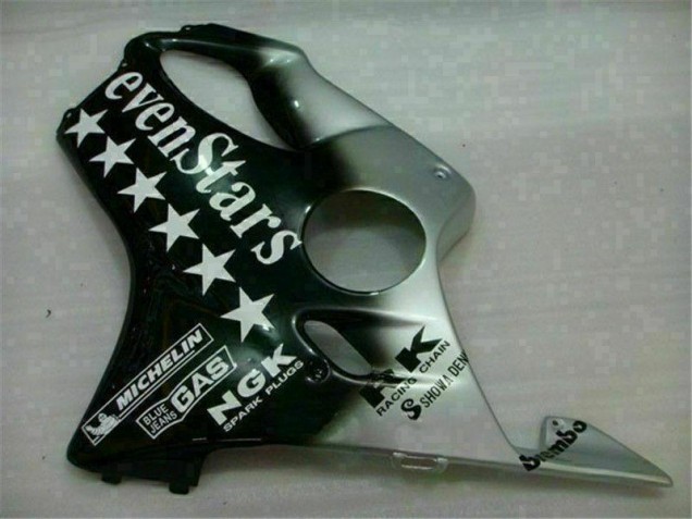 01-03 Schwarz Silber SevenStarss CBR600 F4i Motorrad Verkleidung