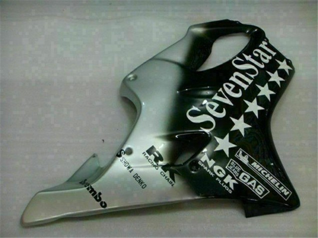 01-03 Schwarz Silber SevenStarss CBR600 F4i Motorrad Verkleidung