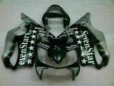 01-03 Schwarz Silber SevenStarss CBR600 F4i Motorrad Verkleidung