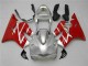 01-03 Silber Rot CBR600 F4i Motorrad Verkleidung 01-03 Silber Rot CBR600 F4i Motorrad Verkleidung